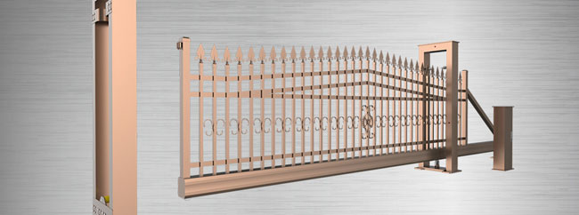 庭院定制款無(wú)軌懸浮門(mén)