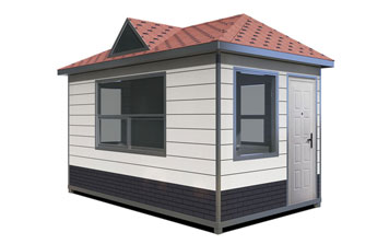 金屬雕花板崗亭