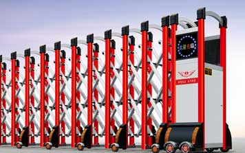 電動(dòng)伸縮門 - 富麗C-001伸縮門