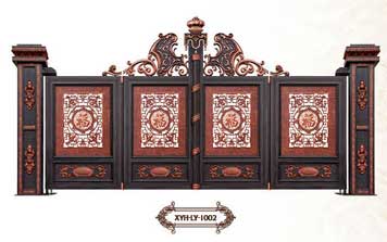 庭院別墅大門 - 豪華別墅懸浮折疊大門-XYH-LY-1002