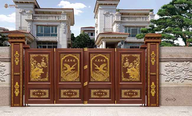 豪華別墅懸浮折疊大門-XYH-LY-1005