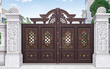 庭院別墅大門 - 豪華別墅庭院大門DM·22013
