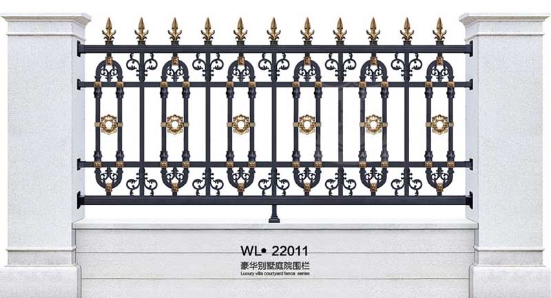 豪華別墅庭院圍欄WL·22011