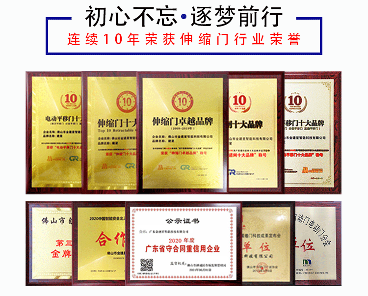 建星智能作為26年的伸縮門品牌，在伸縮門行業(yè)的六個核心競爭力