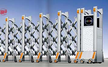 圣盾門四號不銹鋼電動門