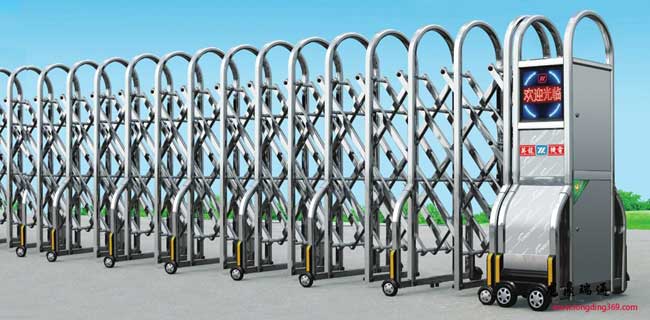 不銹鋼電動(dòng)伸縮門LD-105