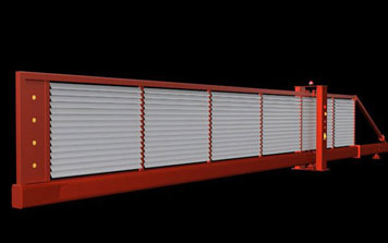 懸浮平移門 - 無軌懸浮門經(jīng)典款紅色