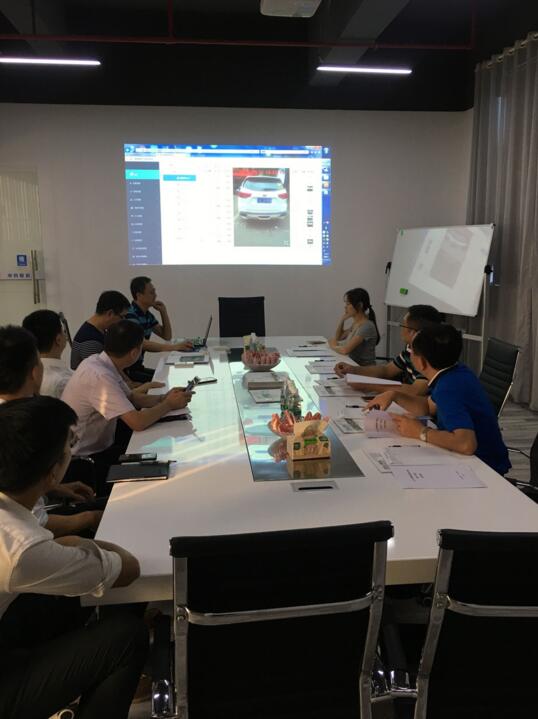 臺(tái)山市副市長考察廣州科馬電子有限公司