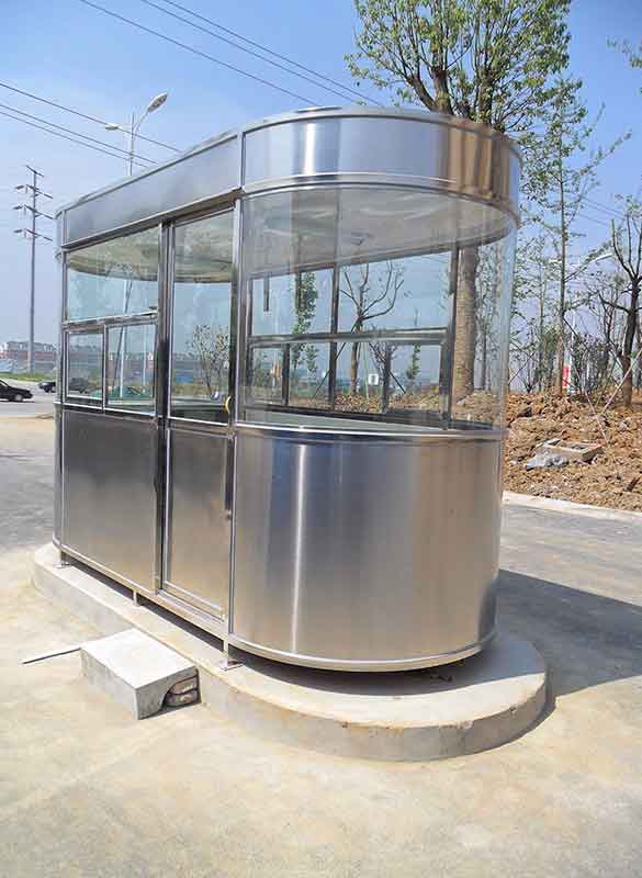 不銹鋼橢圓收費亭