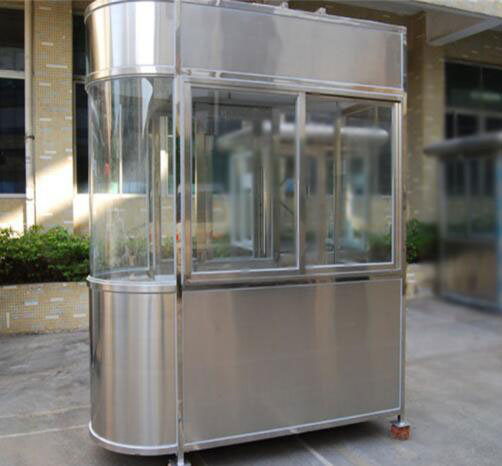 橢圓不銹鋼小區(qū)出入口治安亭