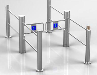 6柱圓柱護(hù)欄擺閘