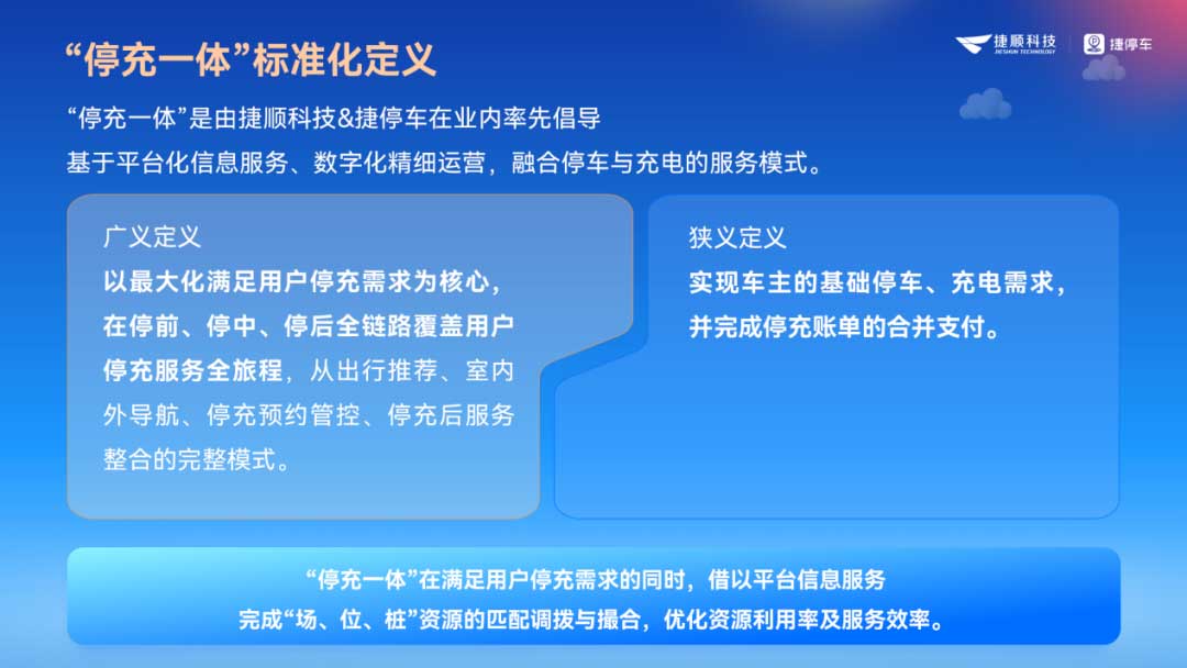 停充一體標準定義