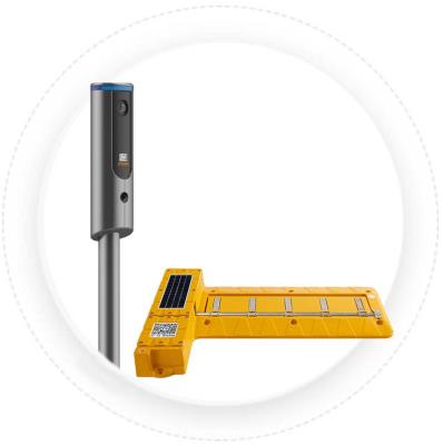 V型 視頻樁+平板鎖