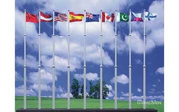 Q800-T鋁合金電動旗桿