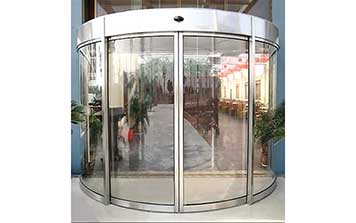 半圓弧形自動門