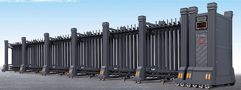 伸縮門CD-07GY鋁合金伸縮門