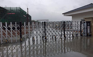 湖北荊門金賢達(dá)生物科技有限公司伸縮門工程案例