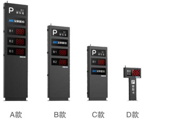 停車場入口顯示屏