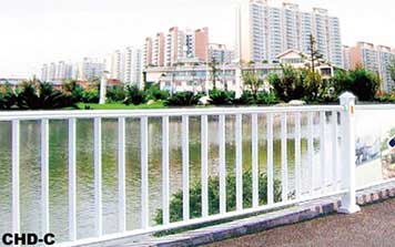 靜電噴涂鋼河道護欄