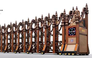 鋁合金伸縮門(mén) - 鋁合金伸縮門(mén)-皇家壹號(hào)C