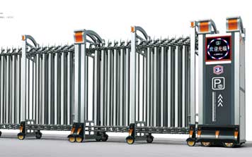 不銹鋼伸縮門(mén)-精鋼809A(雙立柱)