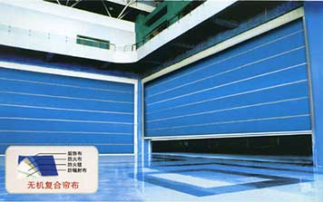 無(wú)機(jī)布防火電動(dòng)卷簾門