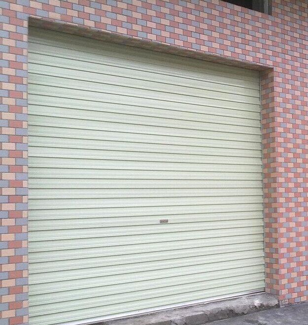 普通彩板無(wú)聲電動(dòng)卷簾門