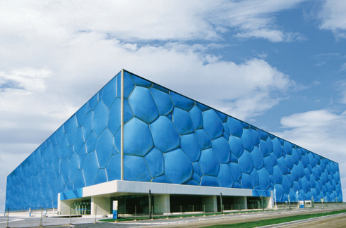 2008水立方自動門案例 - 中出網-智能出入口與停車充電門戶