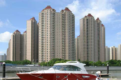 上海仁恒河濱花園自動門案例 - 中出網(wǎng)-智能出入口與停車充電門戶