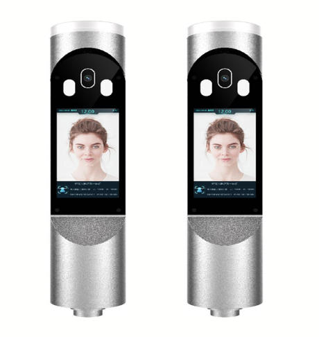 圓柱不銹鋼人臉識別機(jī)