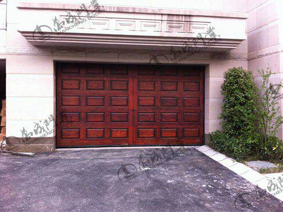 實木鋁合金車庫門
