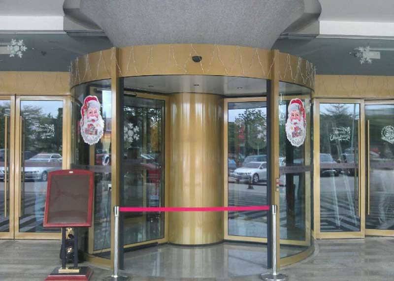 抱柱自動旋轉(zhuǎn)門