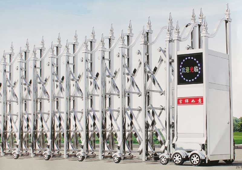 LF-003不銹鋼電動伸縮門