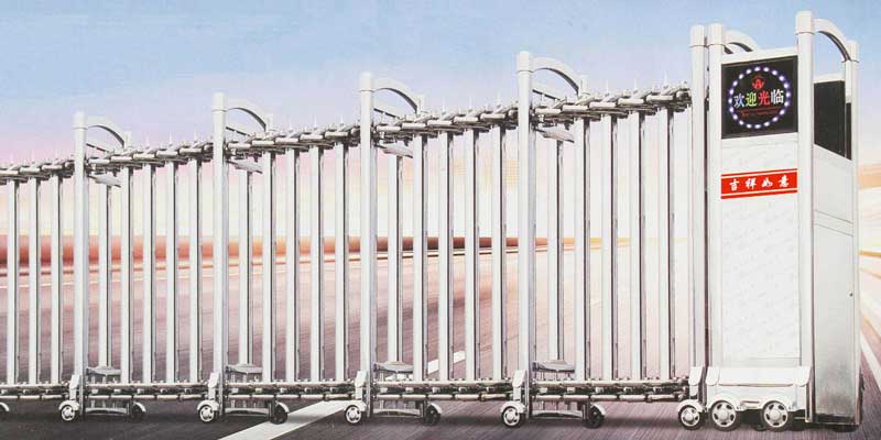 LF-011不銹鋼電動伸縮門