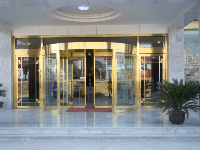 不銹鋼304拉絲兩翼旋轉(zhuǎn)門