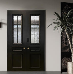 入戶門-ZP-M111致雅玻璃門花