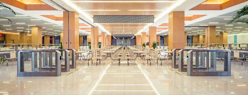 通號(hào)軌道交通研發(fā)中心通道閘案例 - 中出網(wǎng)-智能出入口與停車充電門戶