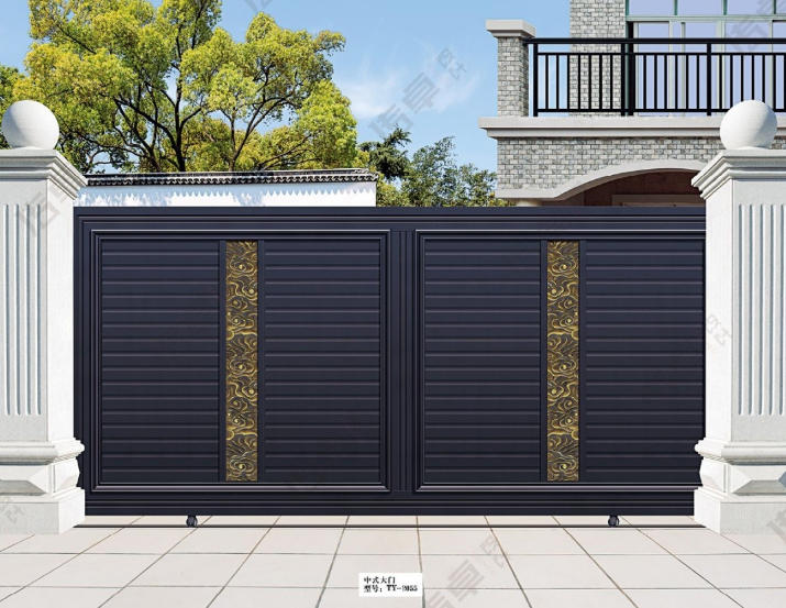 鋁藝精鑄庭院門系列-中式大門TY-2055