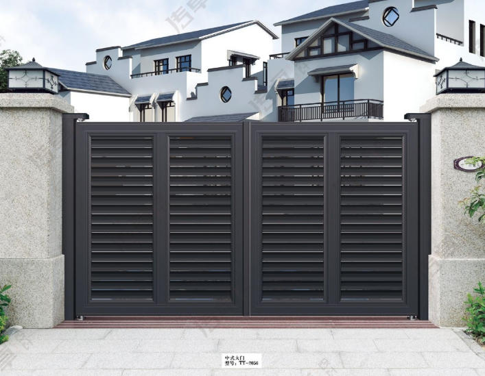 鋁藝精鑄庭院門系列-中式大門TY-2056