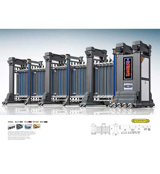 門之魂KS188灰色電動(dòng)門