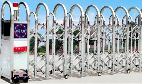 A56大圓彎加強(qiáng)型電動(dòng)伸縮門