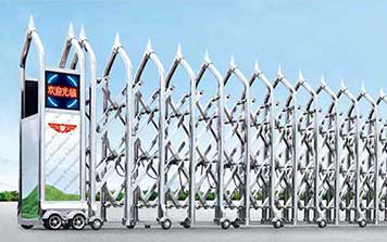 鼎峰門不銹鋼伸縮門