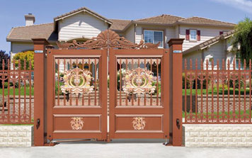 懸浮折疊門 - 智能懸浮折疊門718D（古銅金）