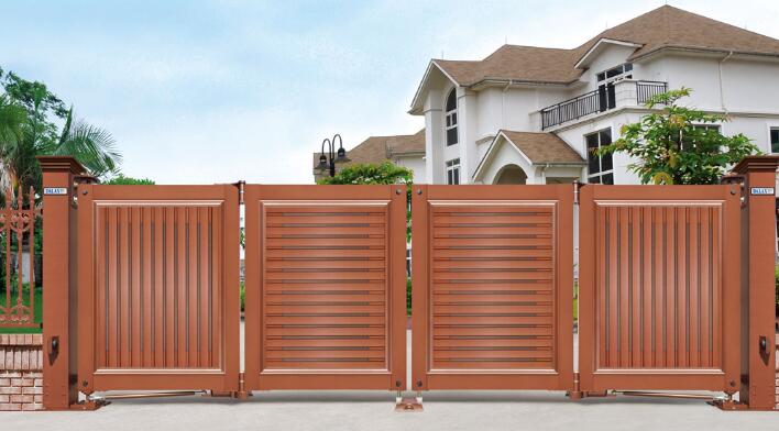 智能懸浮折疊門718C（古銅金）