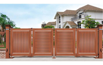 電動(dòng)折疊門 - 智能懸浮折疊門718C（古銅金）