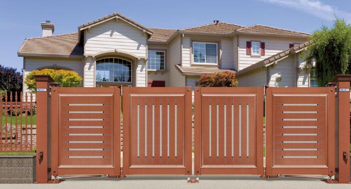 智能懸浮折疊門(mén)718B（古銅金）