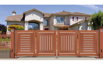 電動(dòng)折疊門 - 智能懸浮折疊門718B（古銅金）