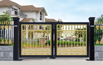 懸浮折疊門 - 智能懸浮折疊門718E（黑+金色）