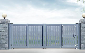 電動(dòng)折疊門 - 智能平開(kāi)門730A(灰色)