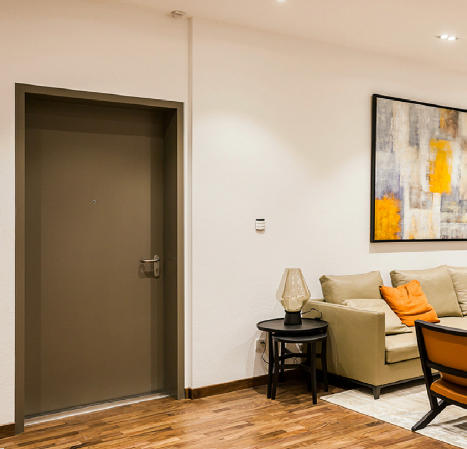 鋼質(zhì)公寓入戶門